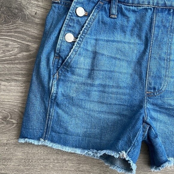 MADEWELL Adirondack Short Overalls XXS Denville Blue Denim Shortalls Festival - Picture 7 of 12